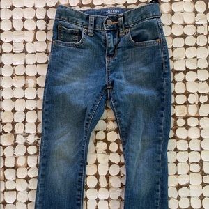 Boys Slim Straight Leg Blue Jeans-Old Navy